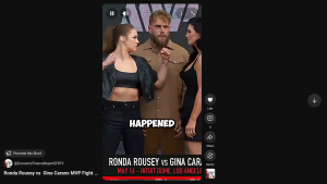 Ronda Rousey vs. Gina Carano MMA MVP Fight